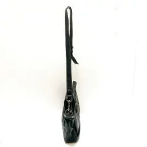Gucci Shoulder Bag Detachable Strap Black Leather
